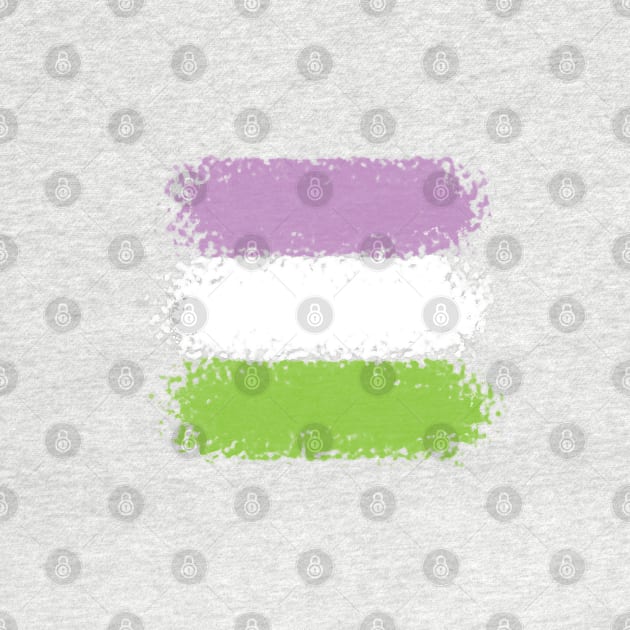 Non binary flag - crayon by Ranp